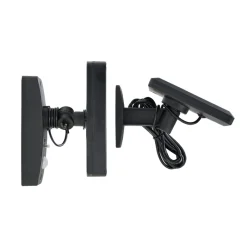 Eglo PALIZZI Wandlamp Kunststof zwart / Kunststof transparant H: 145 mm Sale