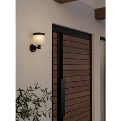 Eglo PANTETE zonne-energiearmatuur Kunststof zwart / Kunststof wit H: 210 mm | Ø 175 mm Hot