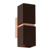 Eglo PASSA Wandlamp staal bruin, koper H: 170 mm Clearance