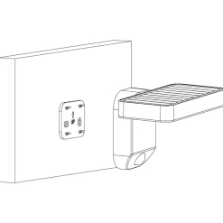 Eglo PASTION Wandlamp Kunststof zwart H: 120 mm Hot