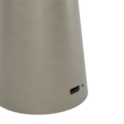 Eglo PICCOLA Tafellampen staal donker brons / Kunststof wit H: 280 mm | Ø 130 mm Hot