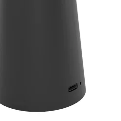 Eglo PICCOLA Tafellampen staal zwart / Kunststof wit H: 280 mm | Ø 130 mm New