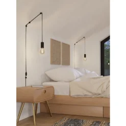 Eglo PINETINA hanglamp staal zwart H: 1280 mm Online