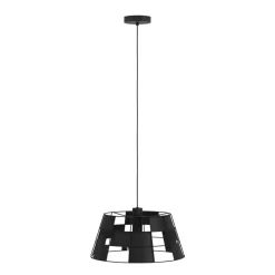 Eglo PONTEFRACT hanglamp staal zwart H: 1100 mm | Ø 420 mm New