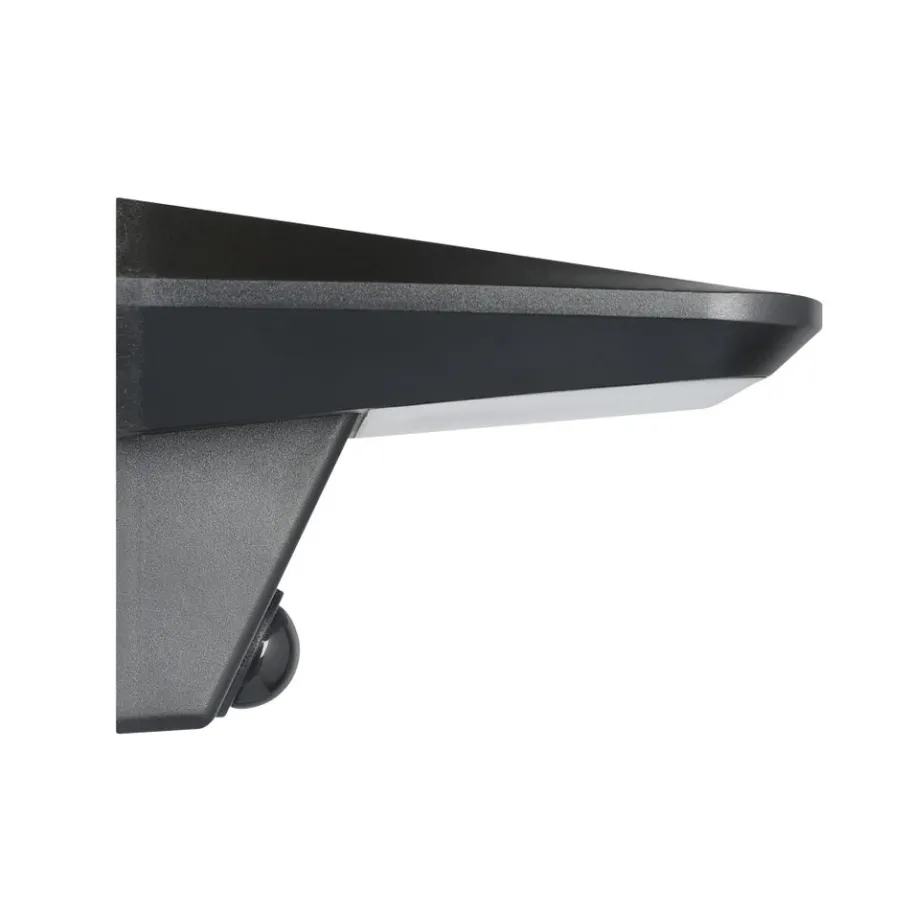 Eglo PORRASSA zonne-energiearmatuur Kunststof zwart / Kunststof wit H: 75 mm Discount