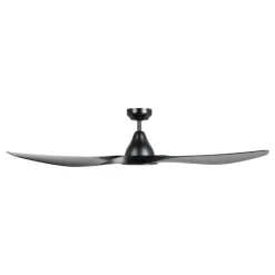 Eglo PORTSEA Ventilator met licht ABS zwart-mat / acryl melkkleurig H: 295 mm | Ø 1320 mm Discount