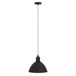 Eglo PRIDDY hanglamp staal zwart, wit H: 1100 mm | Ø 305 mm Hot