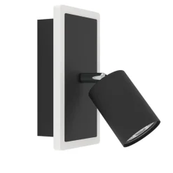 Eglo RIMBOCCHI 1 spot staal zwart / Kunststof satijn H: 140 mm Discount