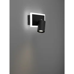 Eglo RIMBOCCHI 1 spot staal zwart / Kunststof satijn H: 140 mm Discount