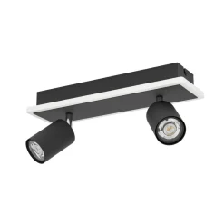 Eglo RIMBOCCHI 1 spot staal zwart / Kunststof satijn H: 140 mm New