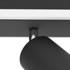 Eglo RIMBOCCHI 1 spot staal zwart / Kunststof satijn H: 140 mm New