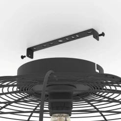 Eglo RINROE Plafondarmaturen staal zwart H: 200 mm | Ø 450 mm Discount