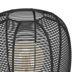 Eglo RINROE Tafellampen staal zwart H: 440 mm | Ø 200 mm Discount