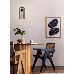 Eglo ROCCAMENA hanglamp staal zwart, koper H: 1100 mm | Ø 130 mm Discount