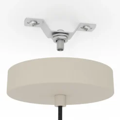 Eglo ROMAZZINA hanglamp staal zandkleuren H: 1100 mm | Ø 325 mm Discount