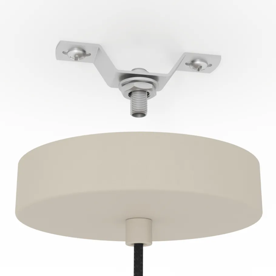 Eglo ROMAZZINA hanglamp staal zandkleuren H: 1100 mm | Ø 325 mm Discount