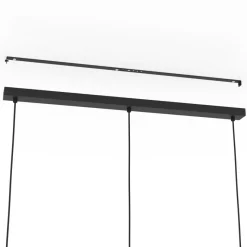 Eglo ROMAZZINA hanglamp staal zwart H: 1100 mm Outlet