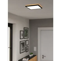 Eglo ROVITO Plafondarmaturen Kunststof zwart / Kunststof wit H: 30 mm