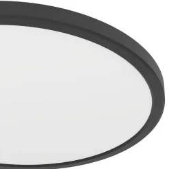 Eglo ROVITO Plafondarmaturen Kunststof zwart / Kunststof wit H: 30 mm | Ø 300 mm Best