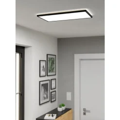 Eglo ROVITO Plafondarmaturen Kunststof zwart / Kunststof wit H: 30 mm Online