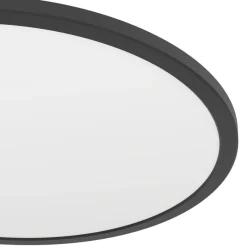 Eglo ROVITO-R Plafondarmaturen Kunststof zwart / Kunststof wit H: 32 mm | Ø 500 mm New