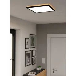 Eglo ROVITO-R Plafondarmaturen Kunststof zwart / Kunststof wit H: 30 mm