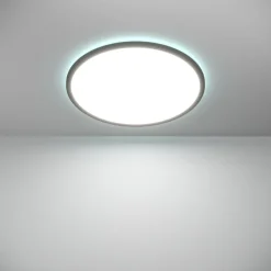 Eglo ROVITO-Z Plafondarmaturen Kunststof zwart / Kunststof wit H: 32 mm | Ø 500 mm Outlet