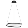 Eglo RUOTALE hanglamp aluminium, staal zwart / Kunststof wit H: 1500 mm | Ø 550 mm Sale