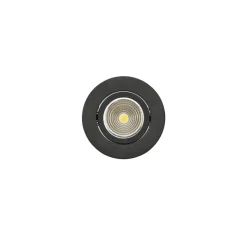 Eglo SALICETO inbouwarmatuur aluminium zwart H: 42 mm | Ø 88 mm Best