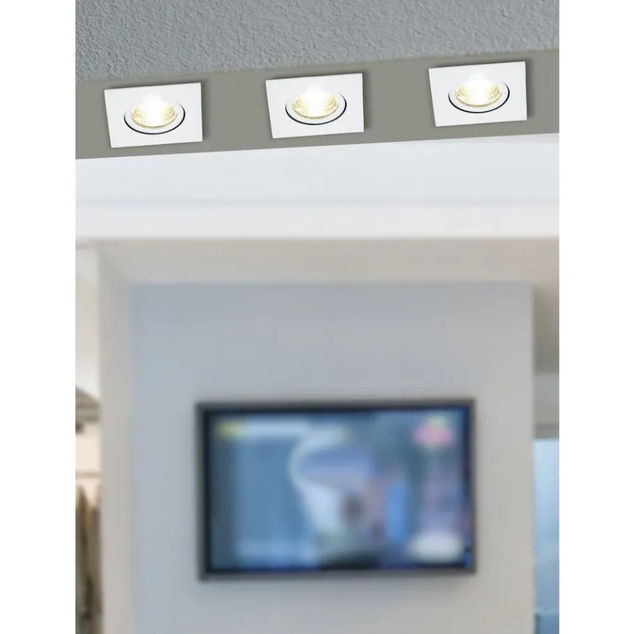 Eglo SALICETO inbouwarmatuur aluminium wit H: 42 mm Discount