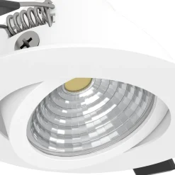 Eglo SALICETO inbouwarmatuur aluminium wit H: 42 mm | Ø 88 mm Sale