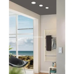 Eglo SALICETO inbouwarmatuur aluminium wit H: 42 mm | Ø 88 mm Sale