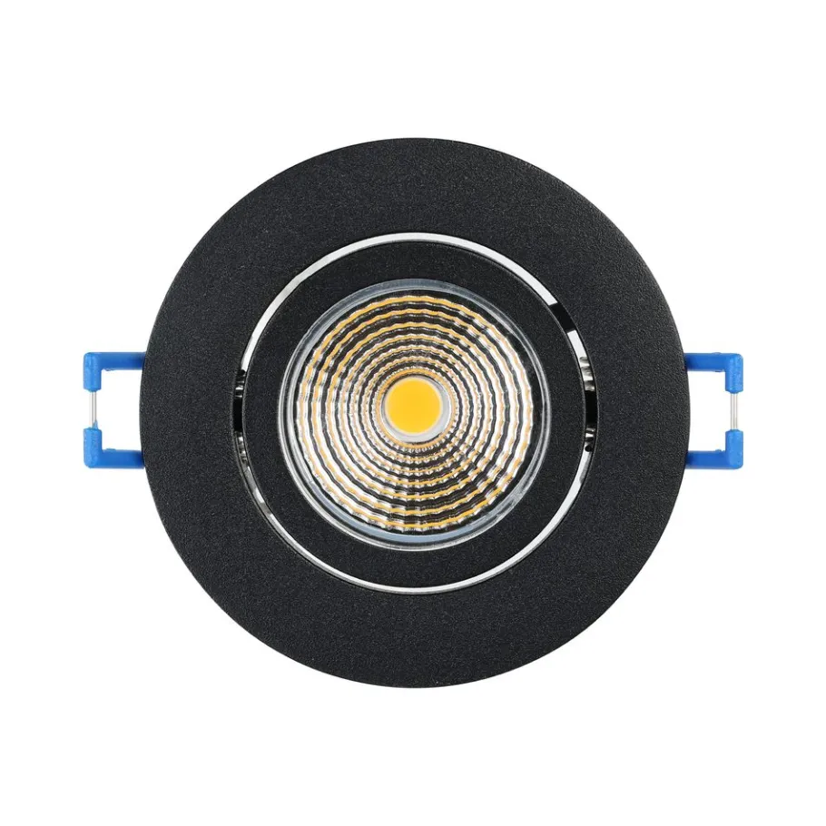 Eglo SALICETO inbouwarmatuur aluminium zwart H: 42 mm | Ø 88 mm Clearance