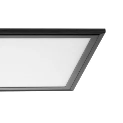 Eglo SALOBRENA 1 Plafondarmaturen aluminium, staal zwart / Kunststof wit H: 50 mm Outlet