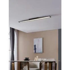 Eglo SALOBRENA 1 Plafondarmaturen aluminium zwart / Kunststof wit H: 45 mm Discount