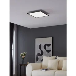 Eglo SALOBRENA 1 Plafondarmaturen aluminium zwart / Kunststof wit H: 50 mm Best