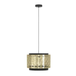 Eglo SANDBACH hanglamp staal zwart, geelkoper H: 1100 mm | Ø 420 mm Best