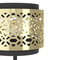 Eglo SANDBACH Tafellampen staal zwart, geelkoper H: 450 mm | Ø 240 mm Online