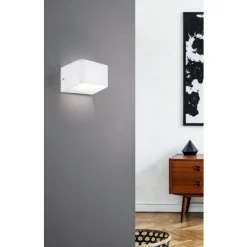 Eglo SANIA 4 Wandlamp aluminium wit H: 80 mm Best