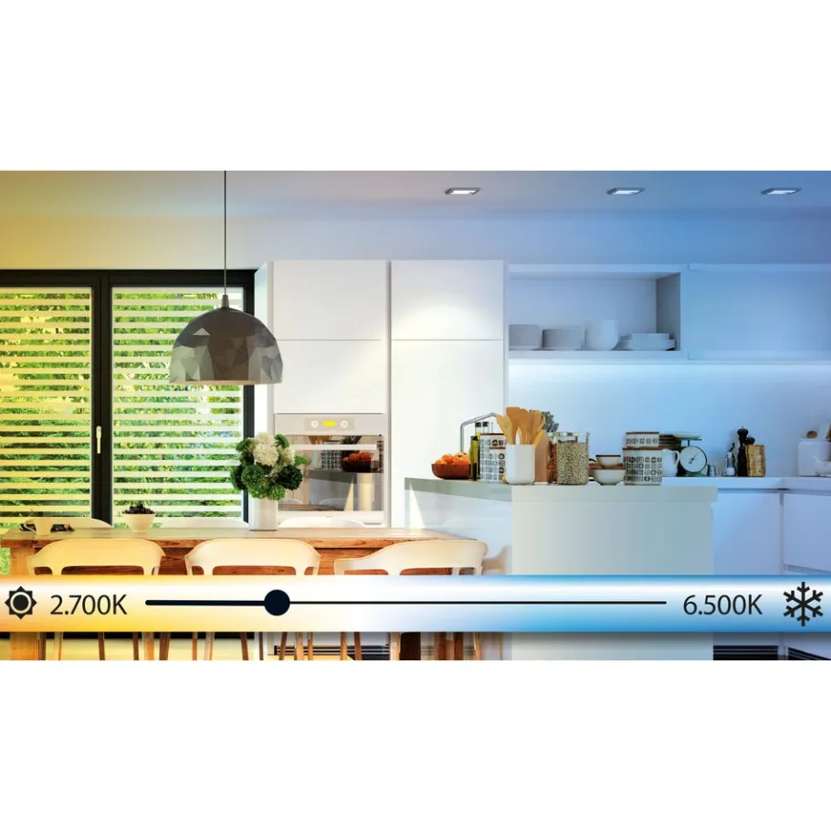 Eglo SARSINA-A Plafondarmaturen aluminium wit / Kunststof wit H: 50 mm | Ø 600 mm