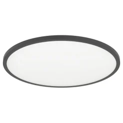 Eglo SARSINA-Z Plafondarmaturen aluminium, staal zwart / Kunststof wit H: 52 mm | Ø 600 mm Outlet