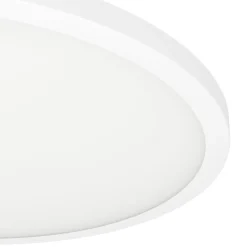 Eglo SARSINA-Z Plafondarmaturen aluminium, staal wit / Kunststof wit H: 52 mm | Ø 450 mm