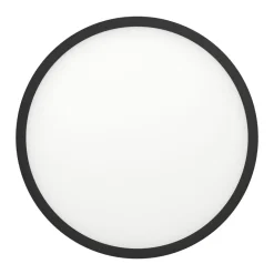 Eglo SARSINA-Z Plafondarmaturen aluminium, staal zwart / Kunststof wit H: 52 mm | Ø 450 mm Outlet