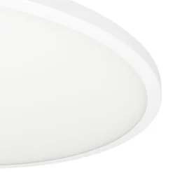 Eglo SARSINA-Z Plafondarmaturen aluminium, staal wit / Kunststof wit H: 52 mm | Ø 600 mm Outlet