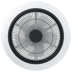 Eglo SAYULITA Ventilator met licht ABS wit / acryl melkkleurig H: 205 mm | Ø 455 mm Clearance