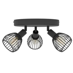 Eglo SONNINO spot staal zwart H: 185 mm | Ø 250 mm Discount