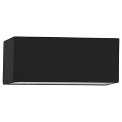 Eglo SPONGANO Wandlamp aluminium zwart / Glas helder H: 90 mm Online