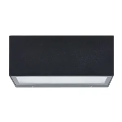 Eglo SPONGANO Wandlamp aluminium zwart / Glas helder H: 90 mm Online