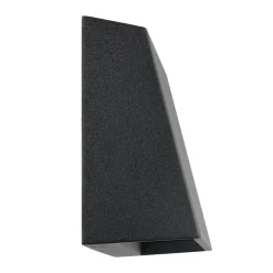 Eglo SPONGANO Wandlamp aluminium zwart / Kunststof transparant H: 120 mm Best