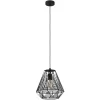 Eglo STYPE hanglamp staal zwart H: 1100 mm | Ø 330 mm Discount